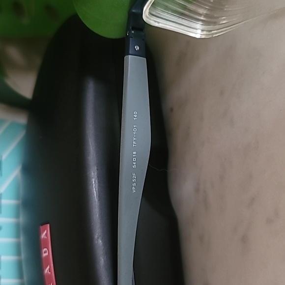 Prada eyeglasses frame with case. Used in excellent condition. - Picture 3 of 6